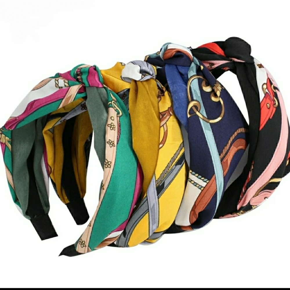 Top Knot Silk Headbands